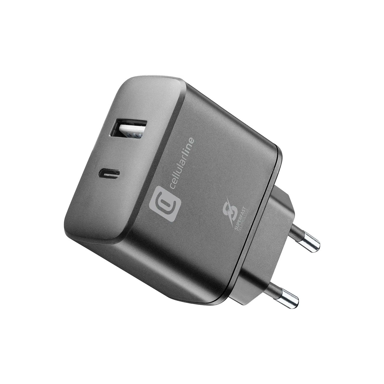 Cellularline : USB et Type C (Charge rapide 25W)